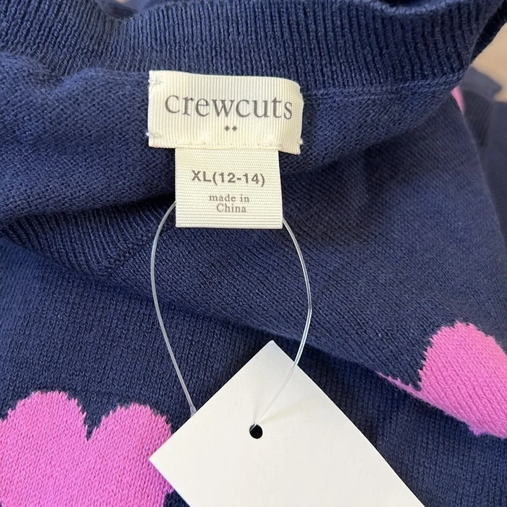 Crewcuts Girls' allover-heart sweater